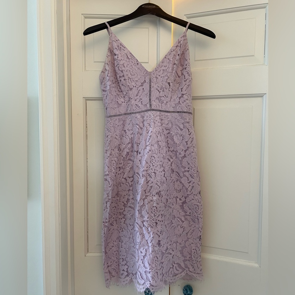 ASTR lavender lace dress